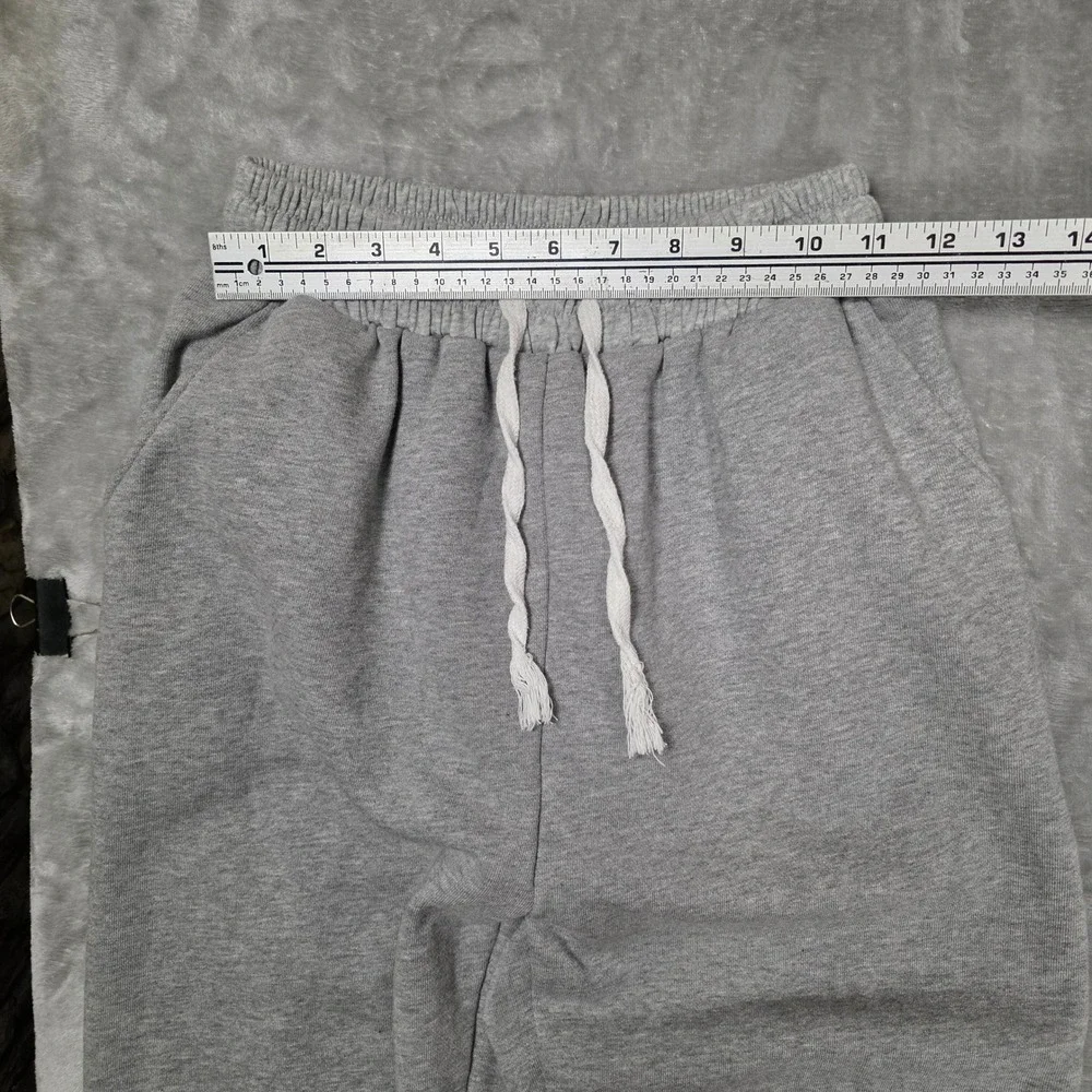 Elastic Drawstring Jogger Sweatpants Kids Gray GOOD Minimalist See Measurements